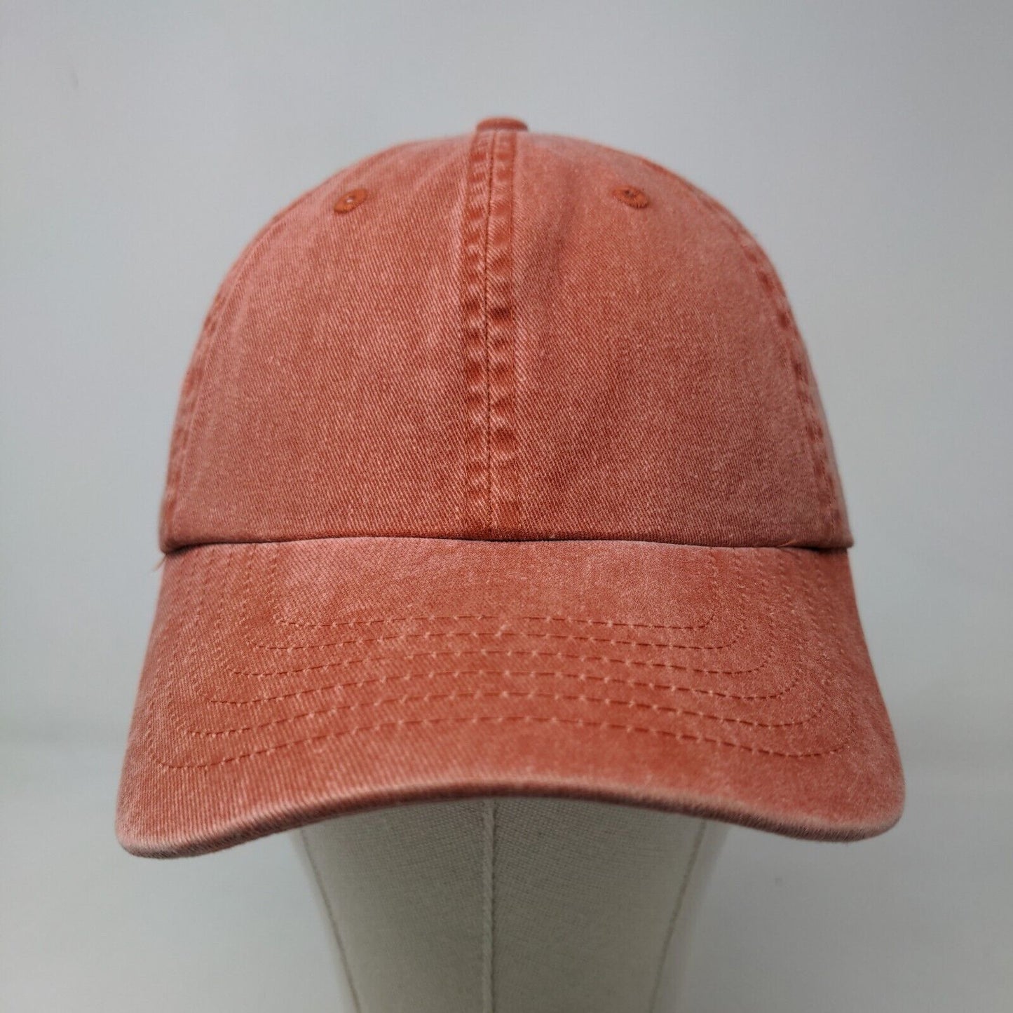 City Hunter Men's Slideback Hat Orange Adjustable Blank 100% Cotton