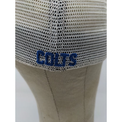 47 Brand NFL Indianapolis Colts Meshback Fitted Hat Embroidered SZ S-M Brown