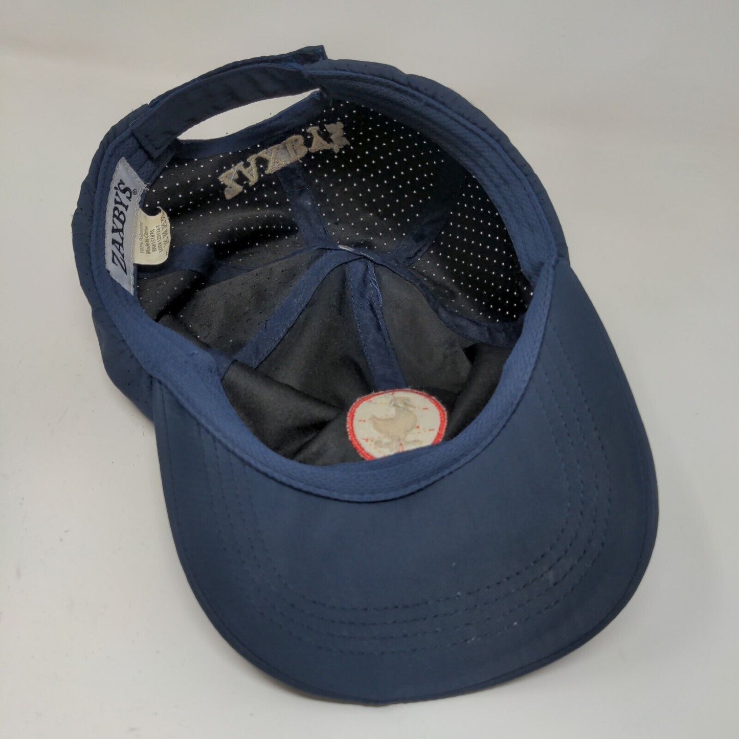 Zaxby's Men's Strapback Mesh Back Hat Blue Adjustable Distressed