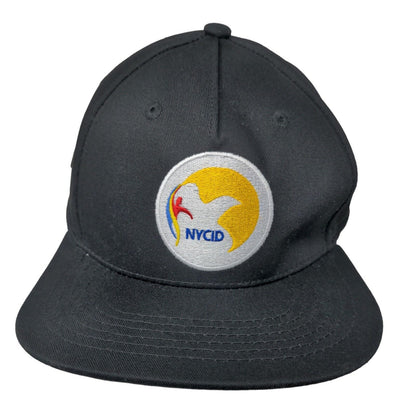 Unbranded Men's Slideback Hat Black New York Center Interpersonal Development