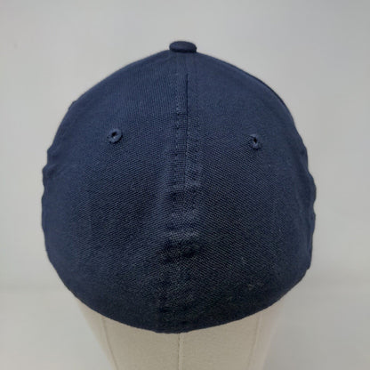 Sean John Men's Fitted Hat Blue Size M/L Embroidered Logo 100% Cotton