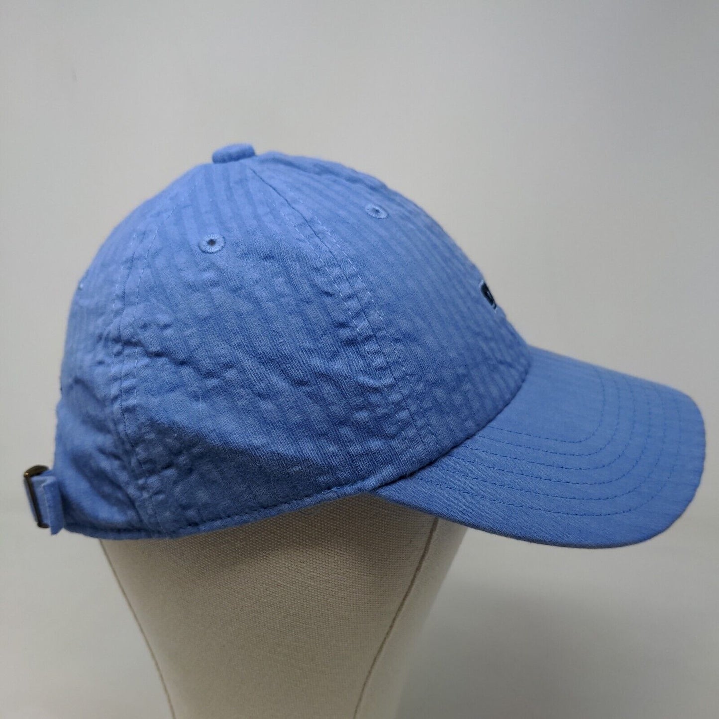 Vineyard Vines Men's Slideback Hat Blue Embroidered Whale Logo Cotton Blend