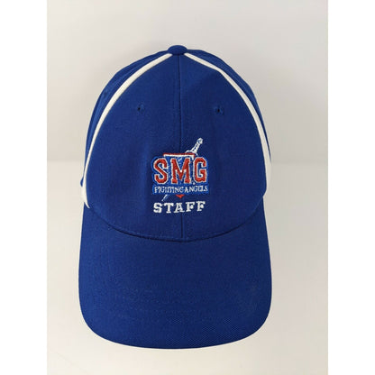 SMG Fighting Angels Staff Hat Flexfit Moisture Management Size L-XL Augusta Blue
