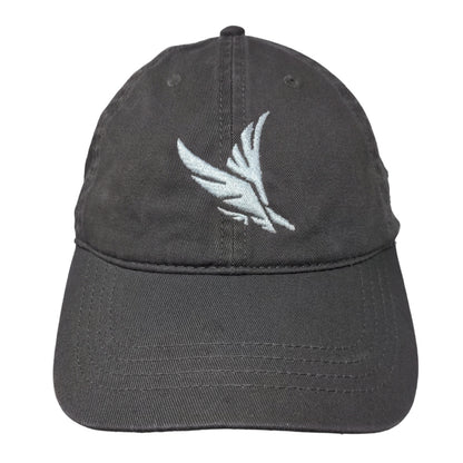 Cap America Men's Slideback Hat Gray Adjustable Embroidered Boston Eagle Logo