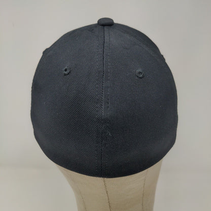 Flexfit Men's Kronk Detroit Fitted Hat Black Size S-M Embroidered Gloves Boxing