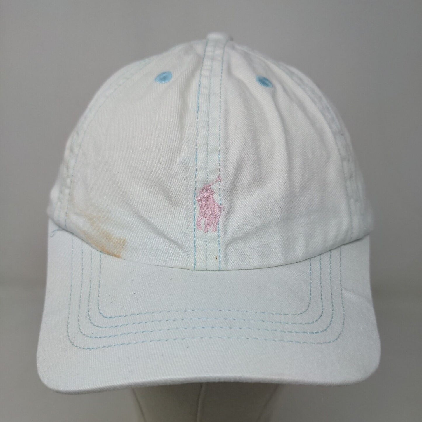 Polo Ralph Lauren Womens Slideback Hat White Size OS 4-6X Embroidered Logo