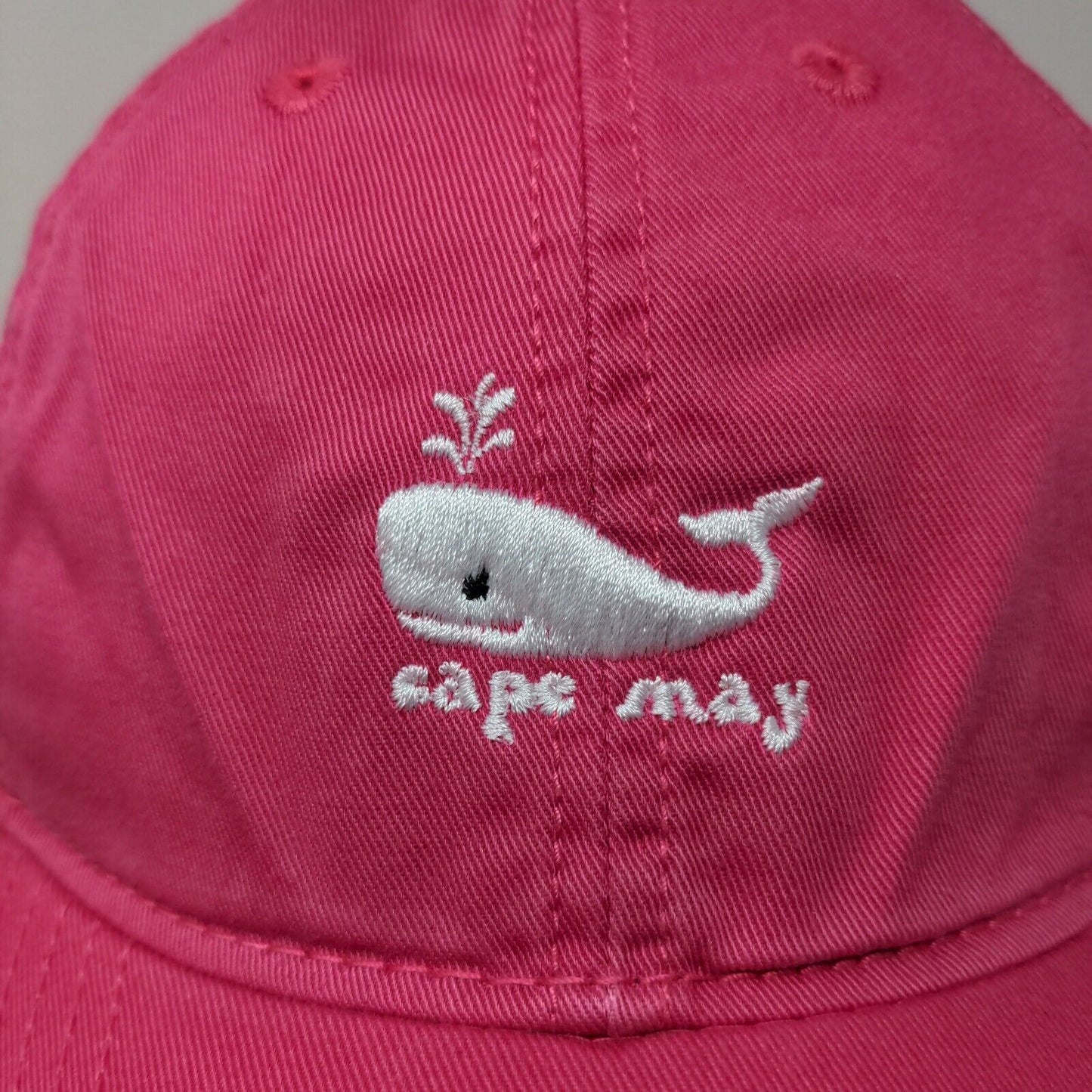 Legacy Women's Slideback Hat Pink Adjustable Cape May Embroidered Whale Logo