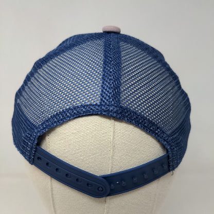 Unbranded Boy's Snapback Mesh Back Hat Blue Adjustable Dinosaur Graphic Logo