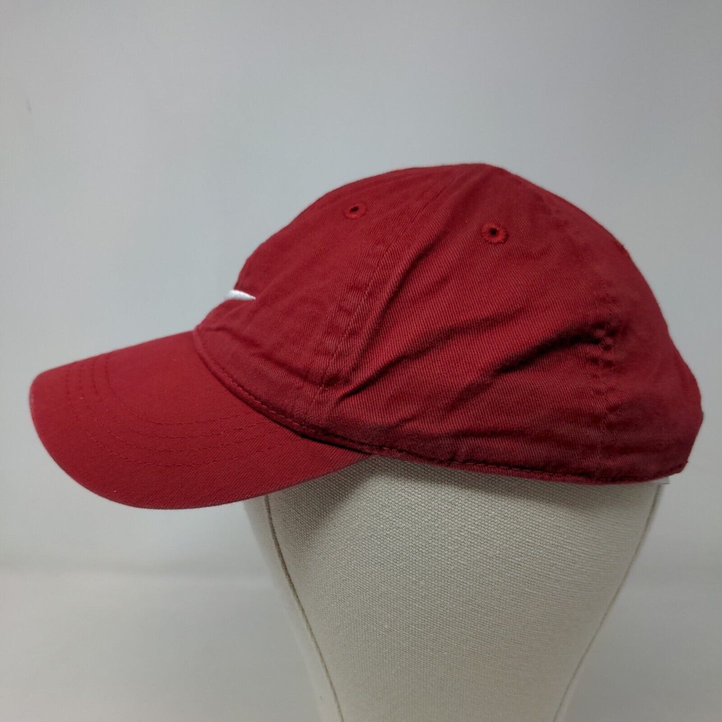 Nike Boys Toddler Strapback Hat Red Adjustable Embroidered Swoosh Logo