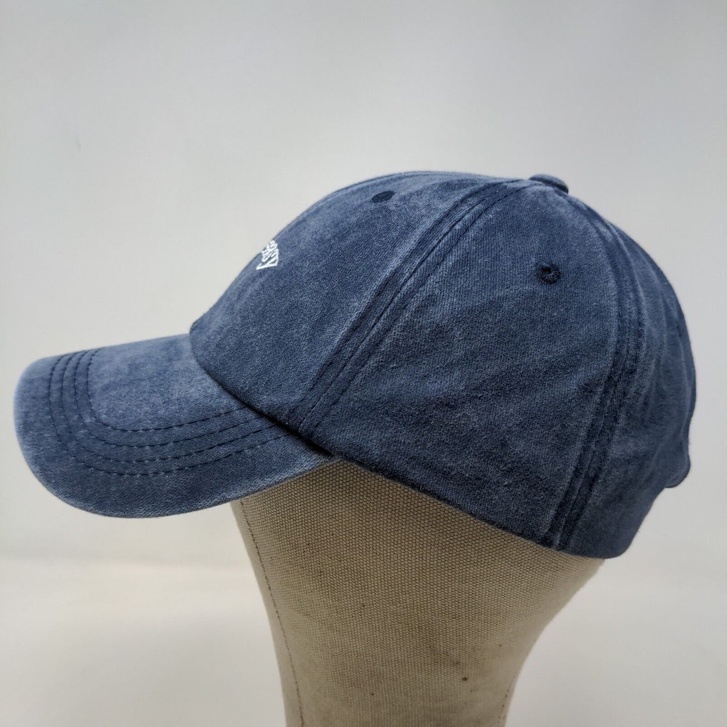 Take It Easy Men's Slideback Hat Blue Adjustable Embroidered Spell Out