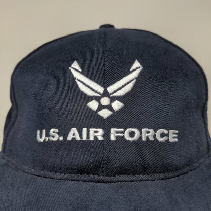 U.S. Air Force Hat Blue Embroidered Logo Made in USA Military