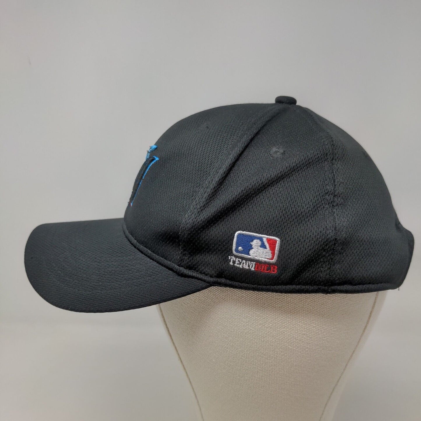 OC Sports Boy's Strapback Hat Black Youth Miami Marlins MLB Baseball