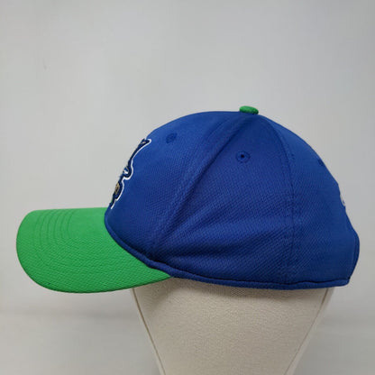 OC Sports Boy's Strapback Hat Blue Green Youth Hartford Yard Goats Logo