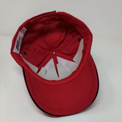 Team Gehl Men's Strapback IndyCar Series Hat Red Rahal Letterman Racing Logo