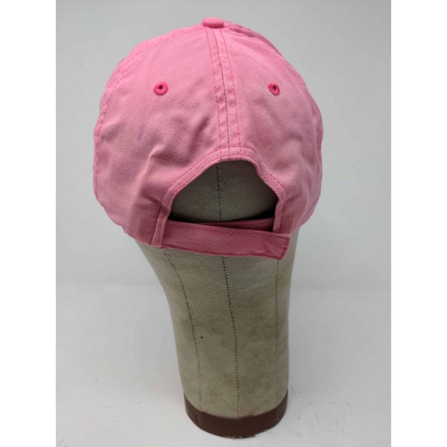 Anvil Madeira Beach Florida Strapback Hat Pink Embroidered Spell Out