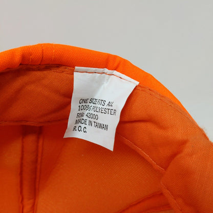 Winchester Hunter Neon Orange Insulated Zip Back Hat Cap Safety Deer OSFA