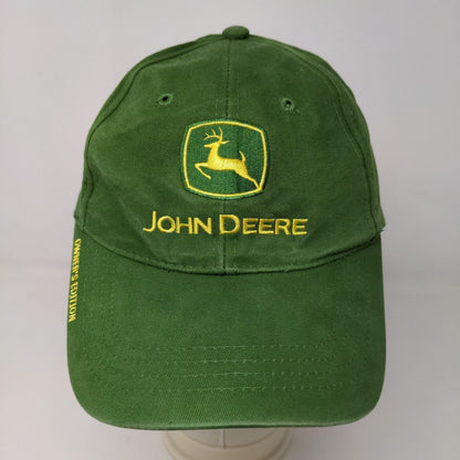 John Deere Owner's Edition Slideback Hat Green Adjustable Embroidered Logo