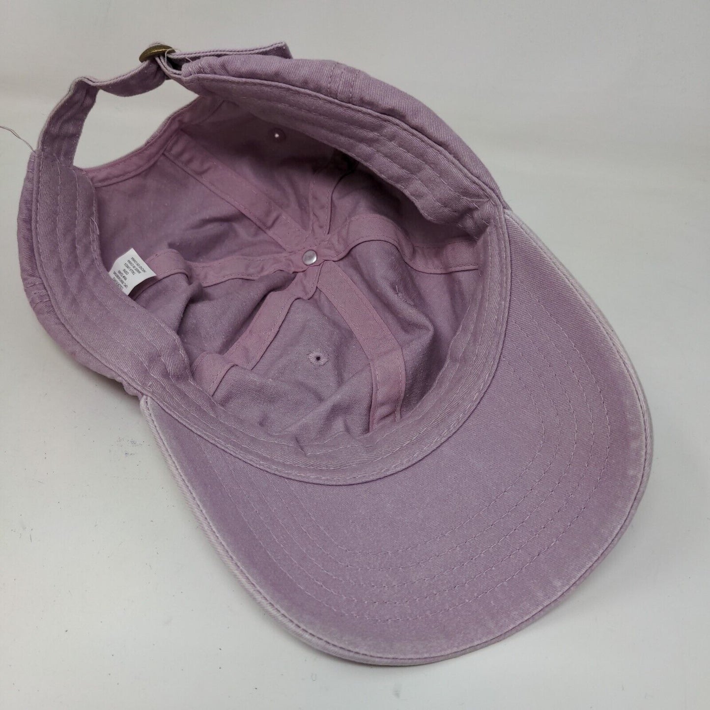 Unbranded Men's Slideback Hat Purple OSFM Adjustable Blank Vent Holes