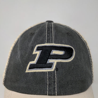 Top of the World Men's Snapback Mesh Back Purdue Boilermakers Hat Tan Gray