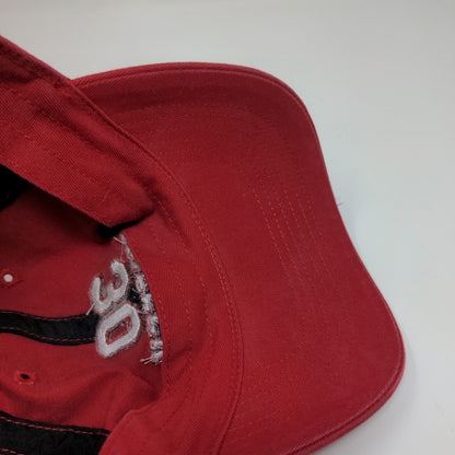 MLB Ken Griffey Slideback Hat Red Size S/M Embroidered Logo #30