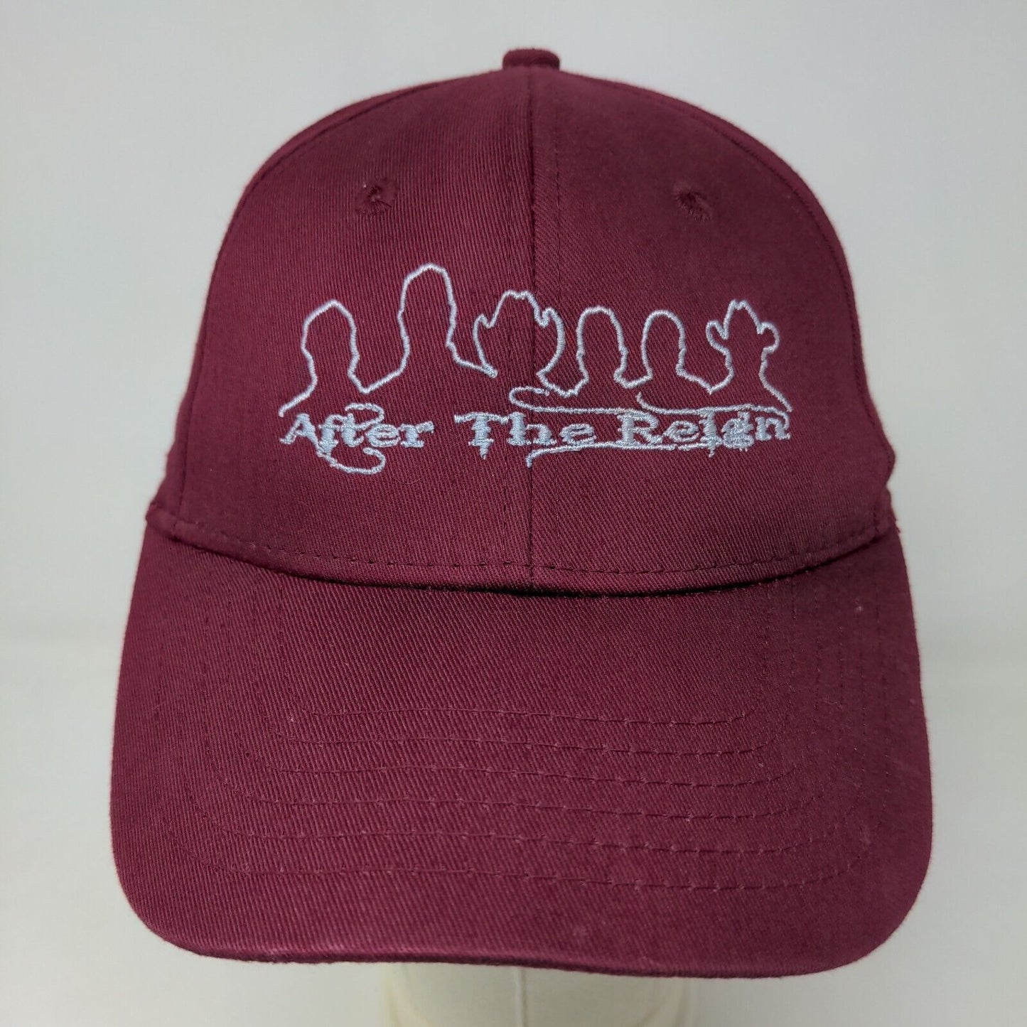 Unbranded Men's Snapback Hat Red Burgundy Adjustable After The Reign Country