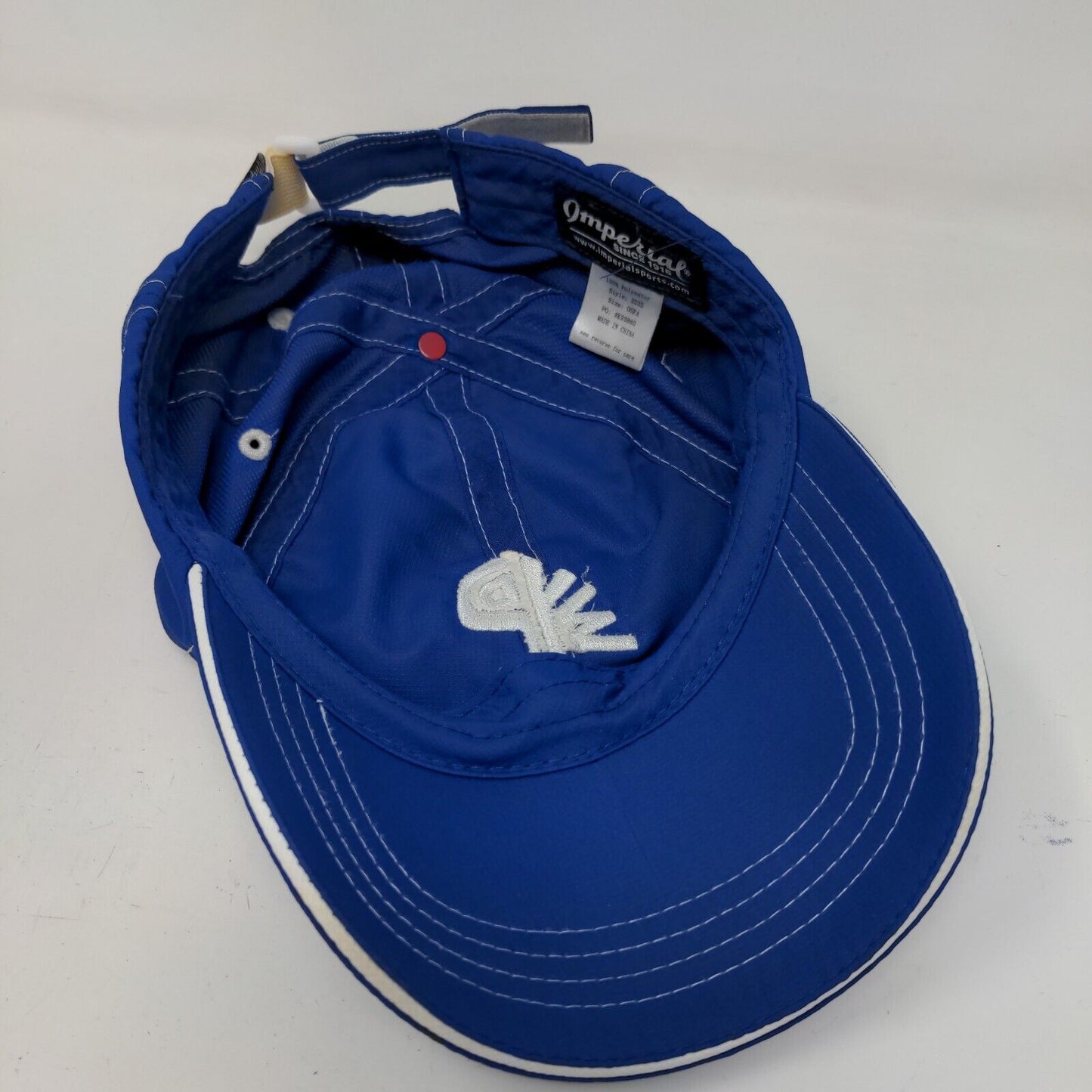 Imperial Men's Strapback Hat Blue Size OSFA Embroidered Golf Club Logo