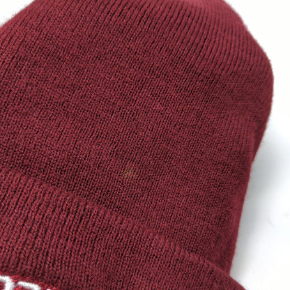Leming Supply Men's Knit Beanie Hat Red OFSA Embroidered Logo