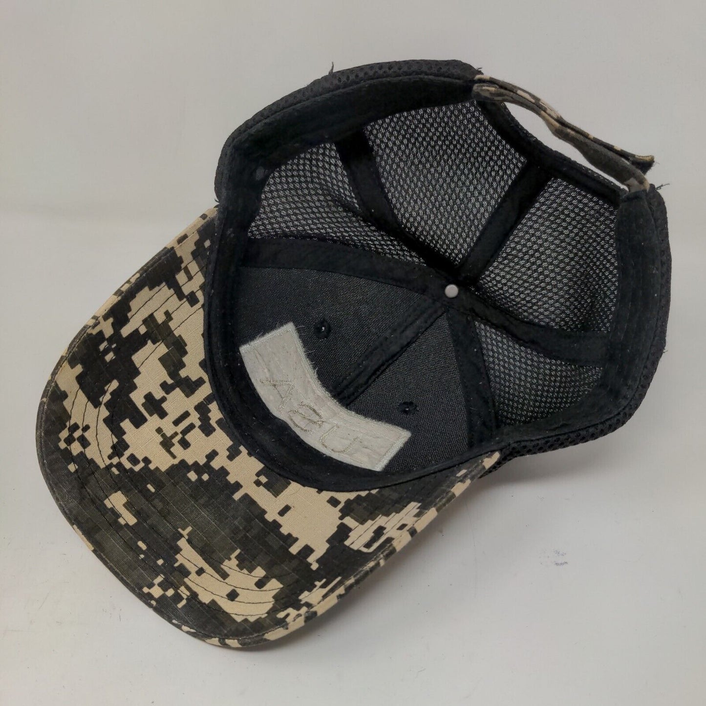 Unbranded Men's Strapback Hat Digital Camouflage Adjustable Patch Logo