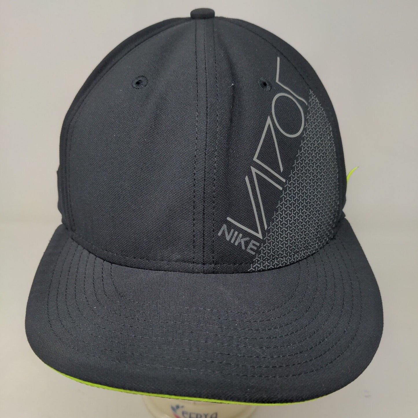 Nike Golf RZN Men's Snapback Hat Black OSFM Graphic Logo 100% Polyester