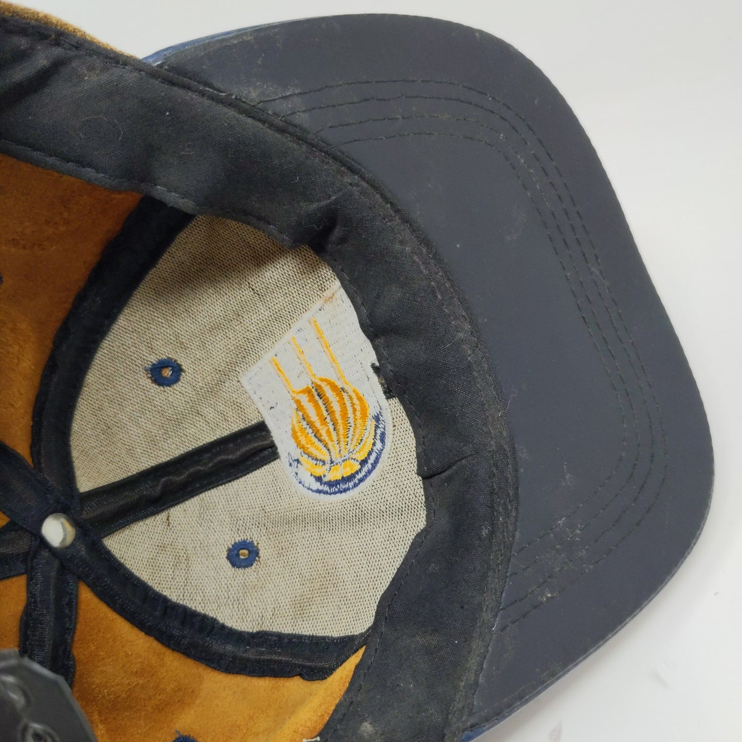 Vintage 90's 1996 NBA Indiana Pacers Snapback Hat Brown Embroidered