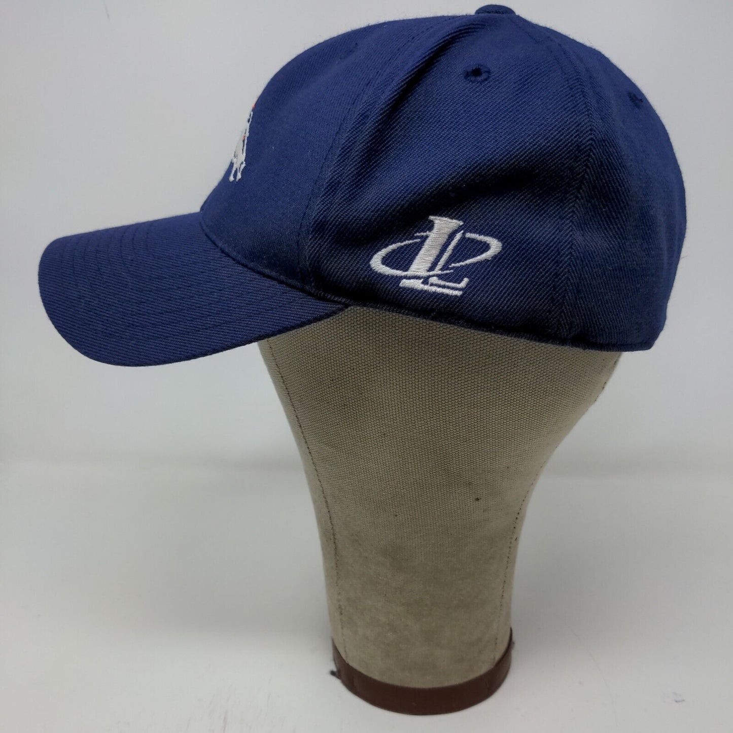 NFL Logo Athletic Mens Denver Broncos Fitted Hat Blue Size 7 1/4 Embroidered