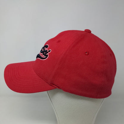 Phys Sci Men's Fitted Hat Red Size OSFA Embroidered Logo Cotton Blend