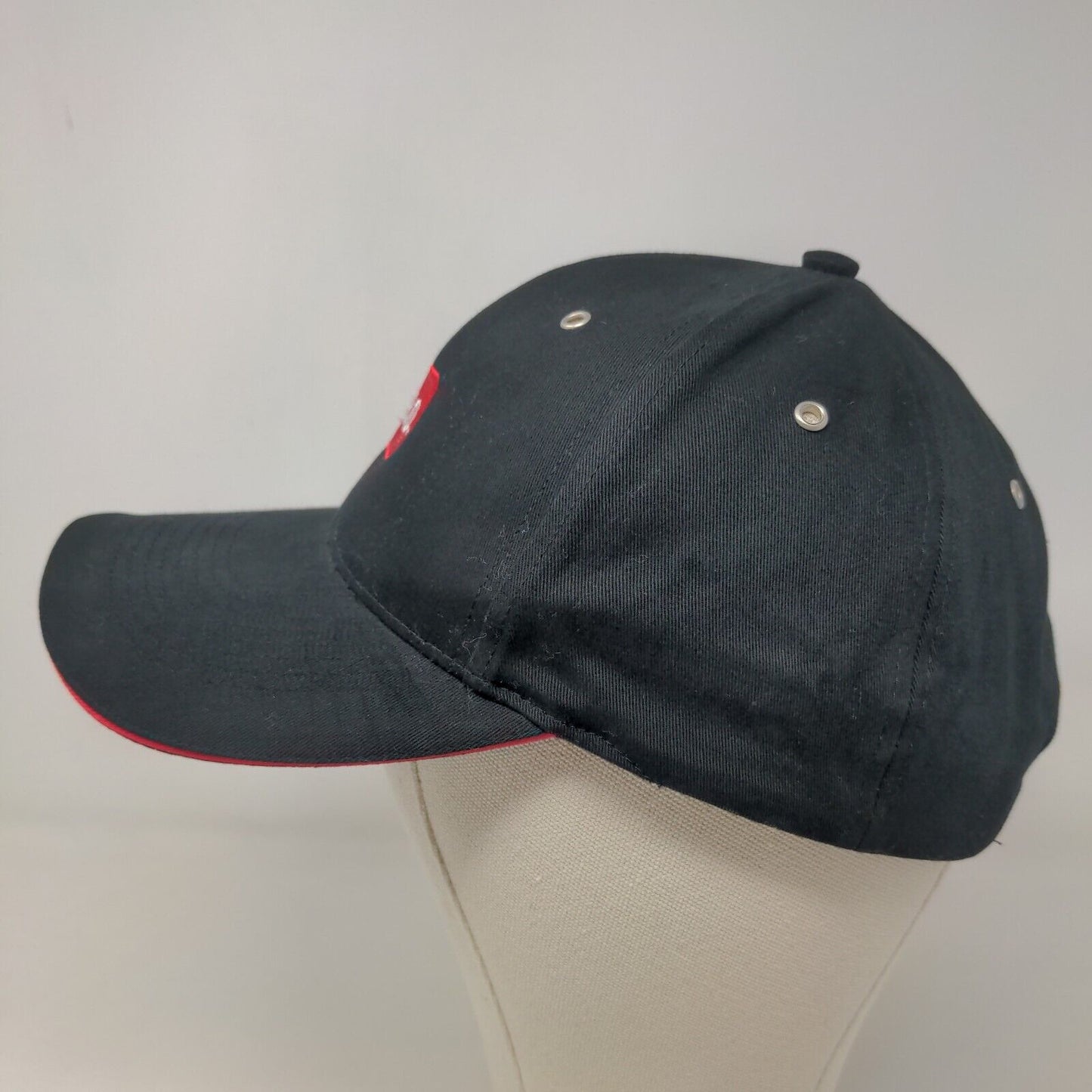 Falcon Men's Slideback Hat Black Adjustable Embroidered Toro Logo