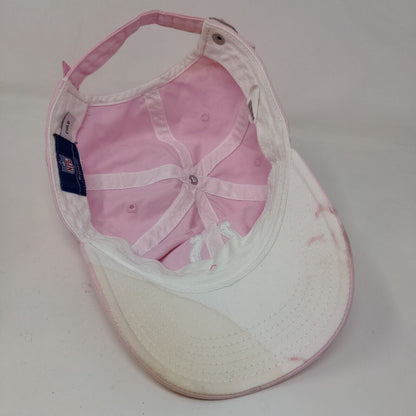 Reebok NFL Girl's Slideback Hat Pink OSFA Indianapolis Colts Embroidered Logo