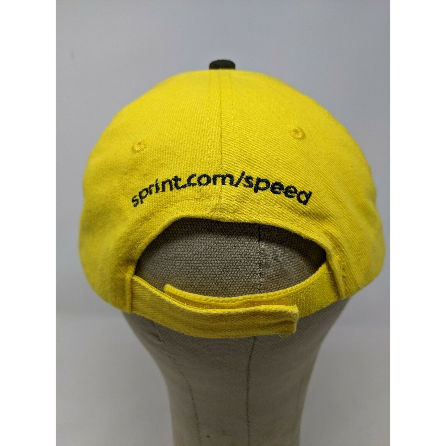 Nascar Sprint Cup Series Hat Embroidered Logo Yellow & Black Strapback