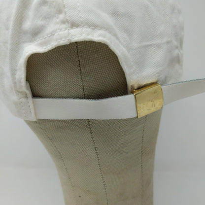 Vintage GM UAW Health & Safety Truck White Slideback Adjustable Hat Cap Men