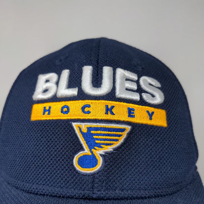 Adidas Men's NHL St. Louis Blues Hockey Hat Blue Size S/M Embroidered