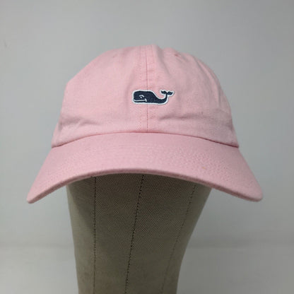 Vineyard Vines Shep & Ian Women's Slideback Hat Pink Embroidered Logo Whale