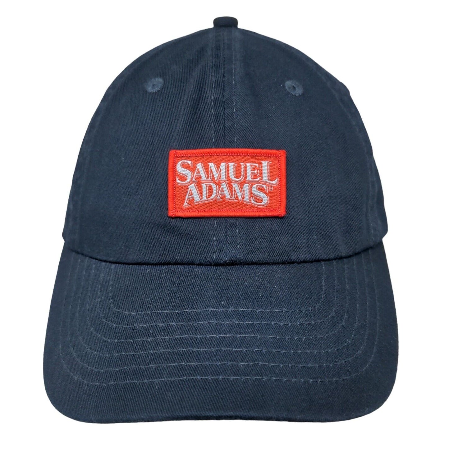 Samuel Adams Men's Slideback Hat Blue Adjustable 100% Cotton Beer Embroidered