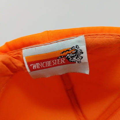 Winchester Hunter Neon Orange Insulated Zip Back Hat Cap Safety Deer OSFA