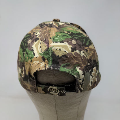 NAPA Outdoors Men's Strapback Camo Hat Green Brown OSFM Embroidered Logo