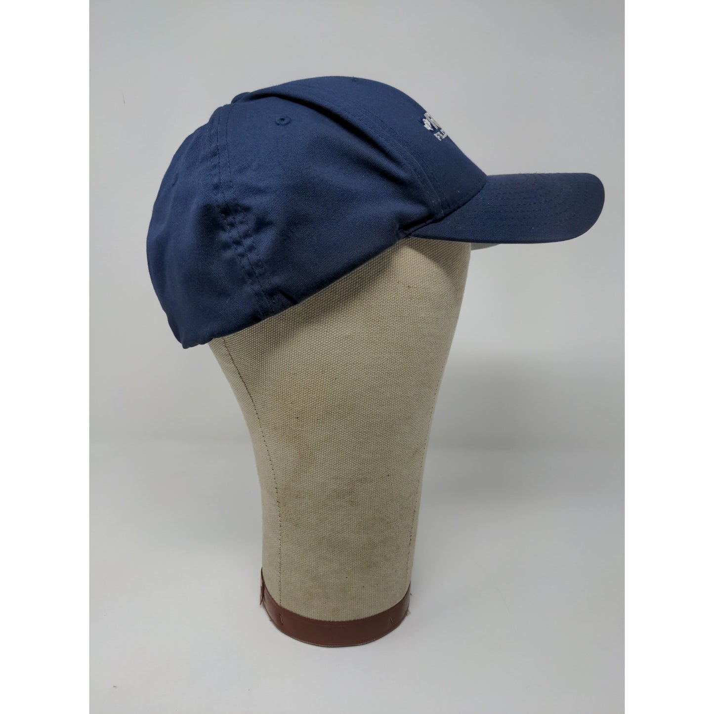 Rail Pros Port Authority FlexFit Hat Size L/XL BLue Embroidered Spell Out