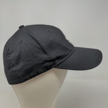 Volcom Men's Fitted Hat Black Size L/XL Embroidered Logo Cotton Blend