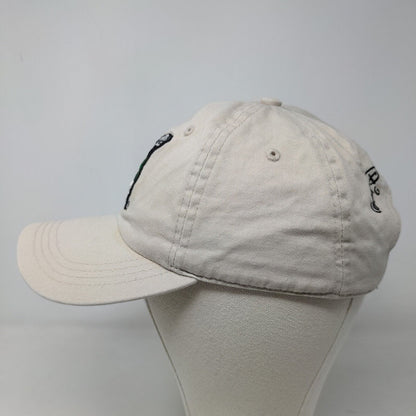 Walt Disney World Golf Men's Slideback Hat Tan Embroidered Mickey Mouse Logo