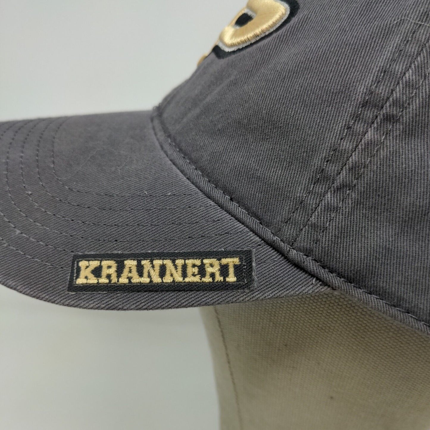 Legacy Men's Purdue Boilermakers Krannert Slideback Hat Gray Adjustable