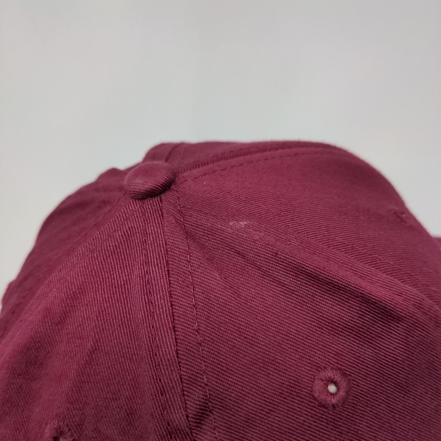 Unbranded Men's Snapback Hat Red Burgundy Adjustable After The Reign Country
