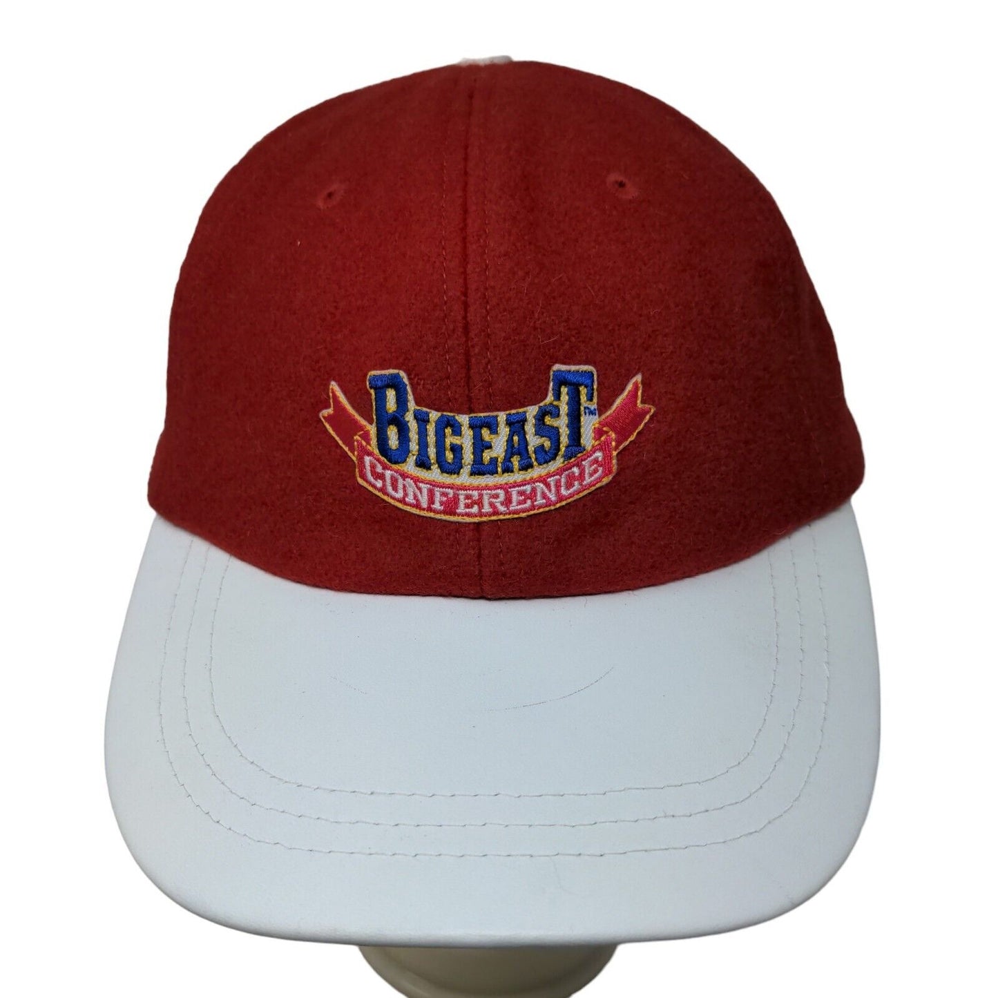 Adams Men's Slideback Big East Conference Hat Red Embroidered Logo