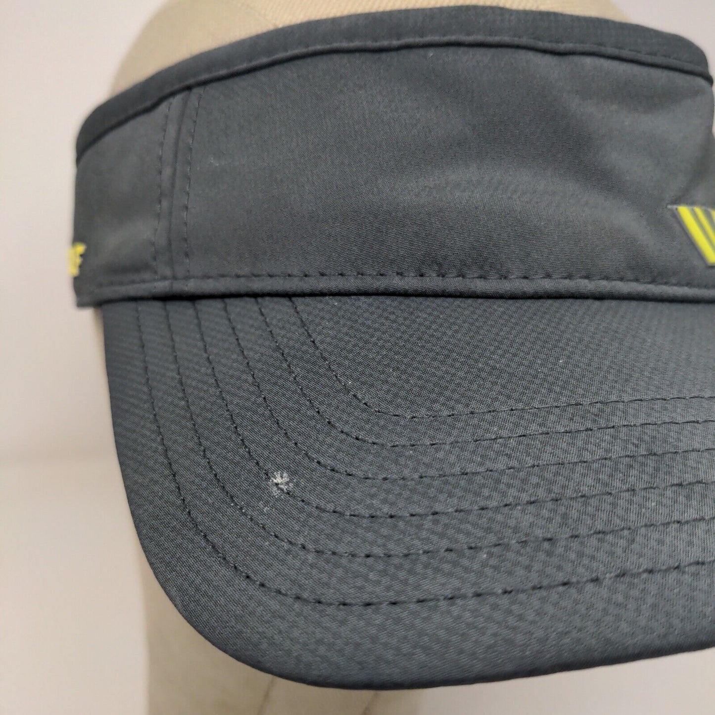 Under Armour Mens Golf Sun Visor Hat Strapback Gray OSFA Logo