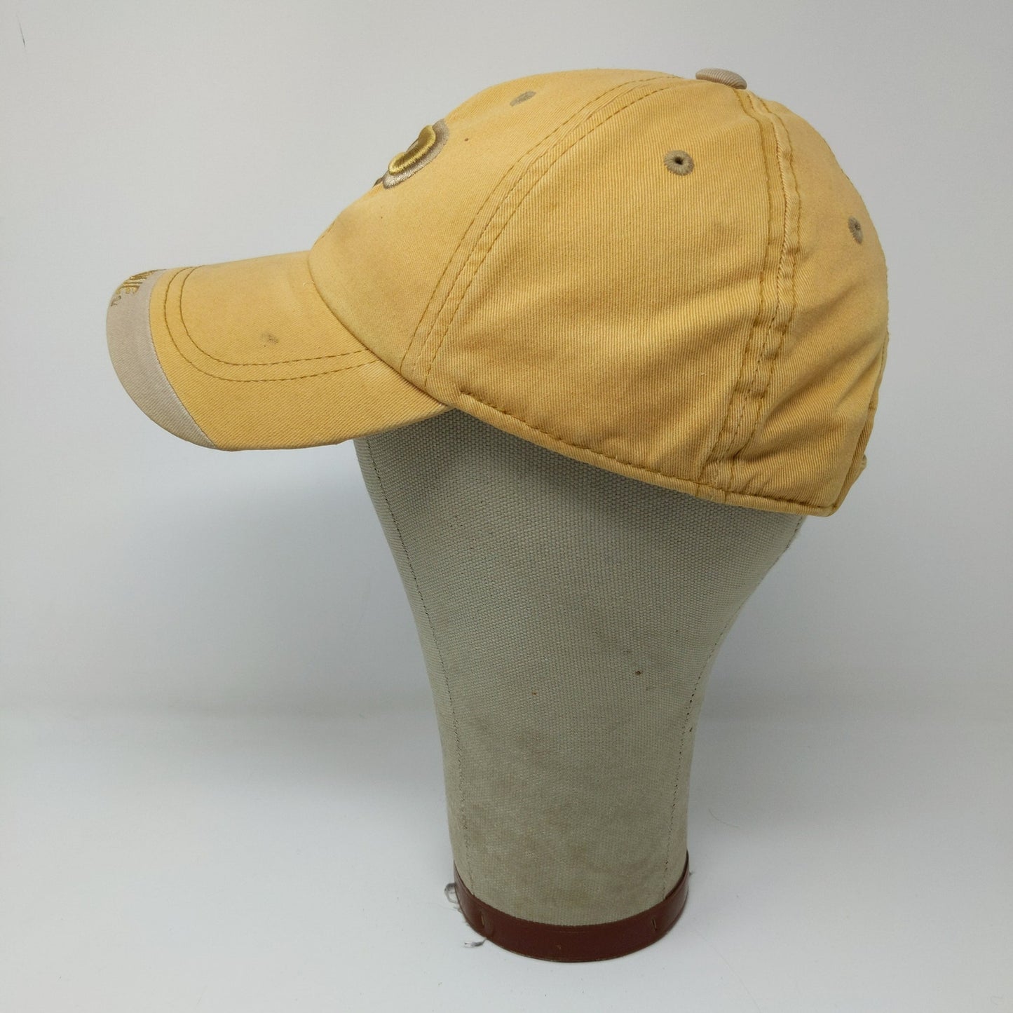 Captivating Headgear Purdue Boilermakers Embroidered Slideback Hat Tan