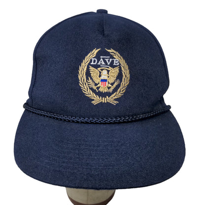Momr's Men's Snapback Hat Blue OSFA Patriotic American Eagle Embroidered Logo